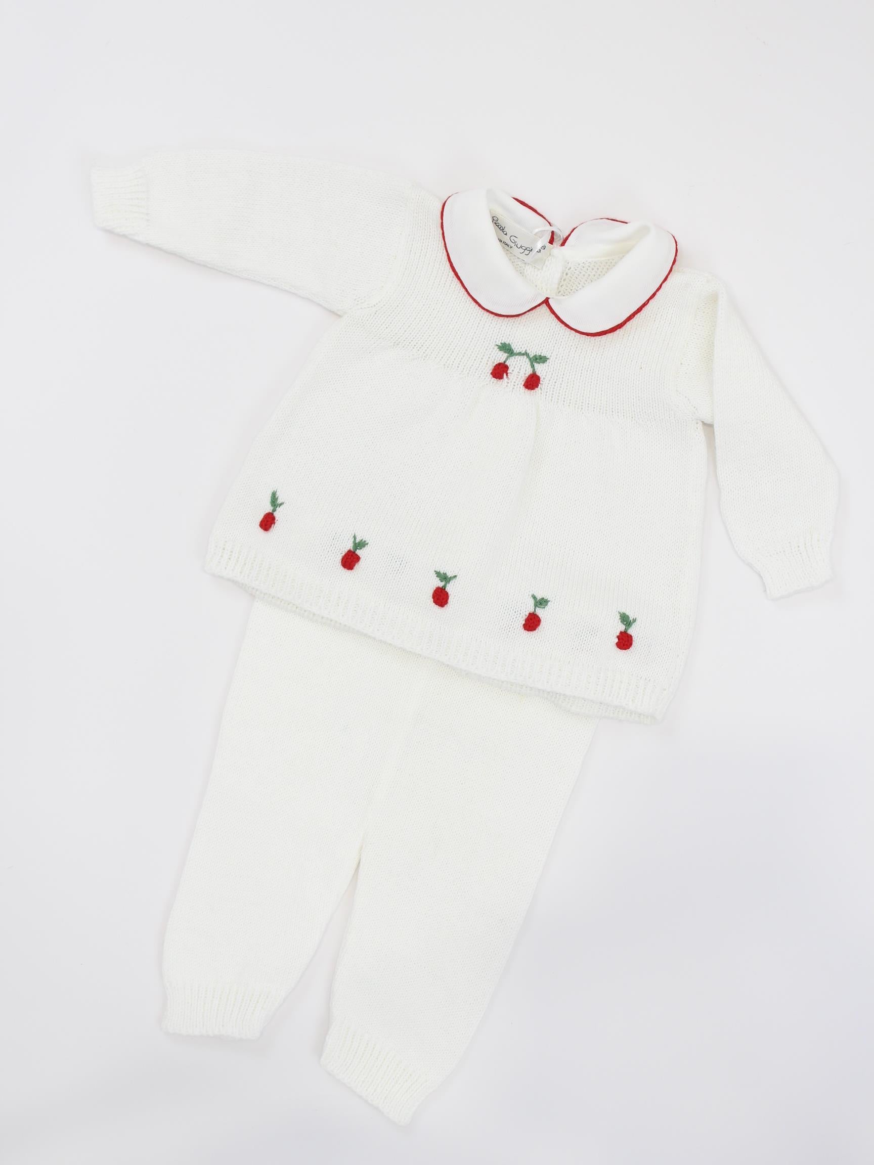 Completino corredino nascita in cotone PESCARA COPRIFASCE UNI PICCOLA GIUGGIOLA 