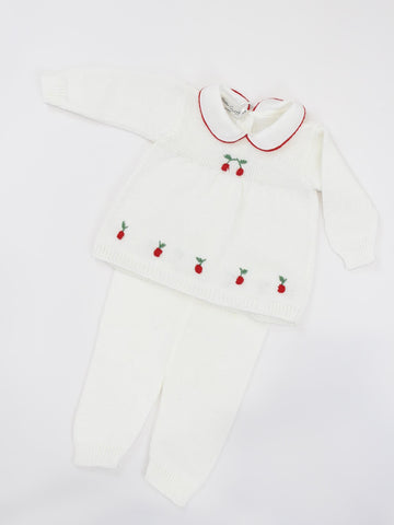 Completino corredino nascita in cotone PESCARA COPRIFASCE UNI PICCOLA GIUGGIOLA 