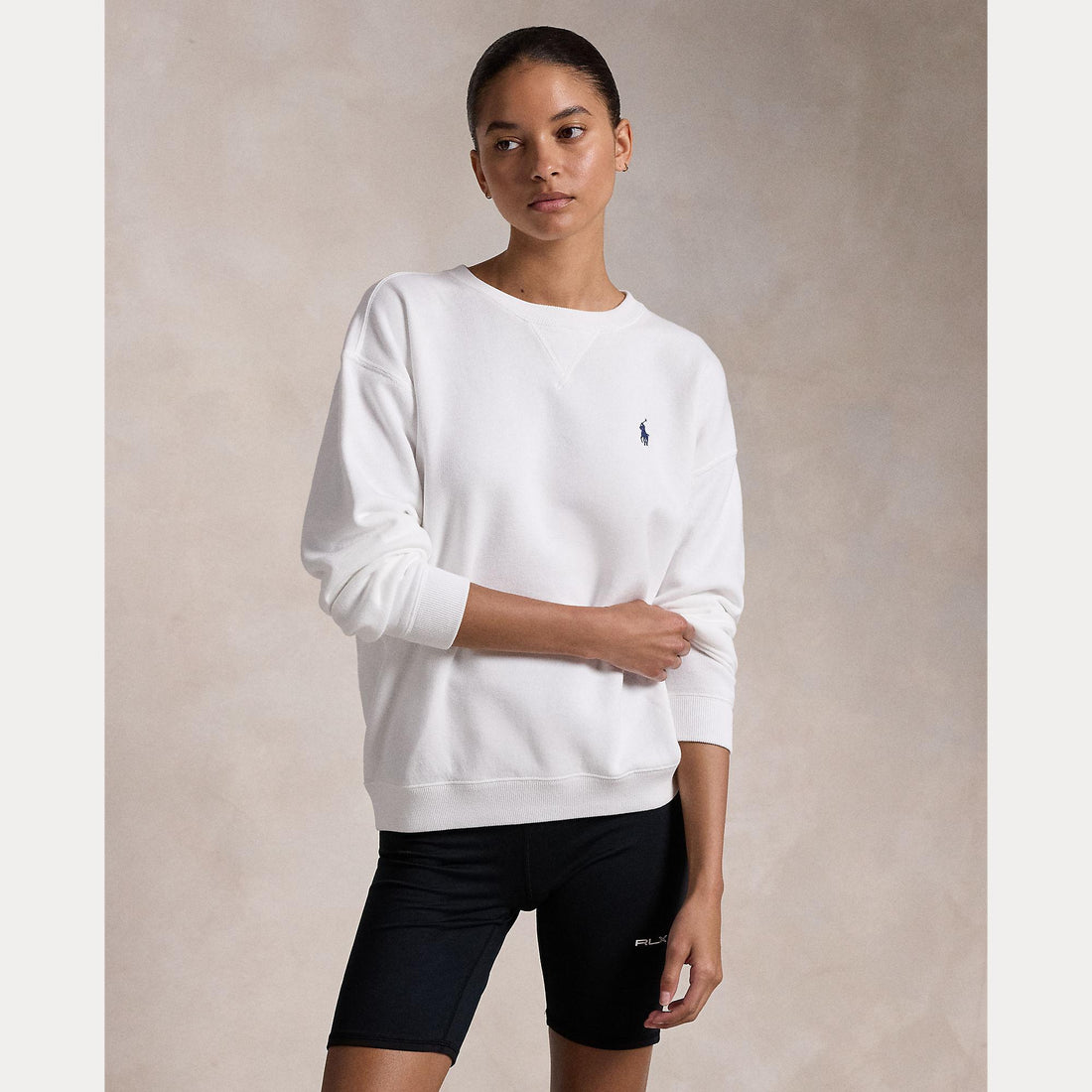 Felpa girocollo con pony 211-935582 009 RALPH LAUREN POLO 