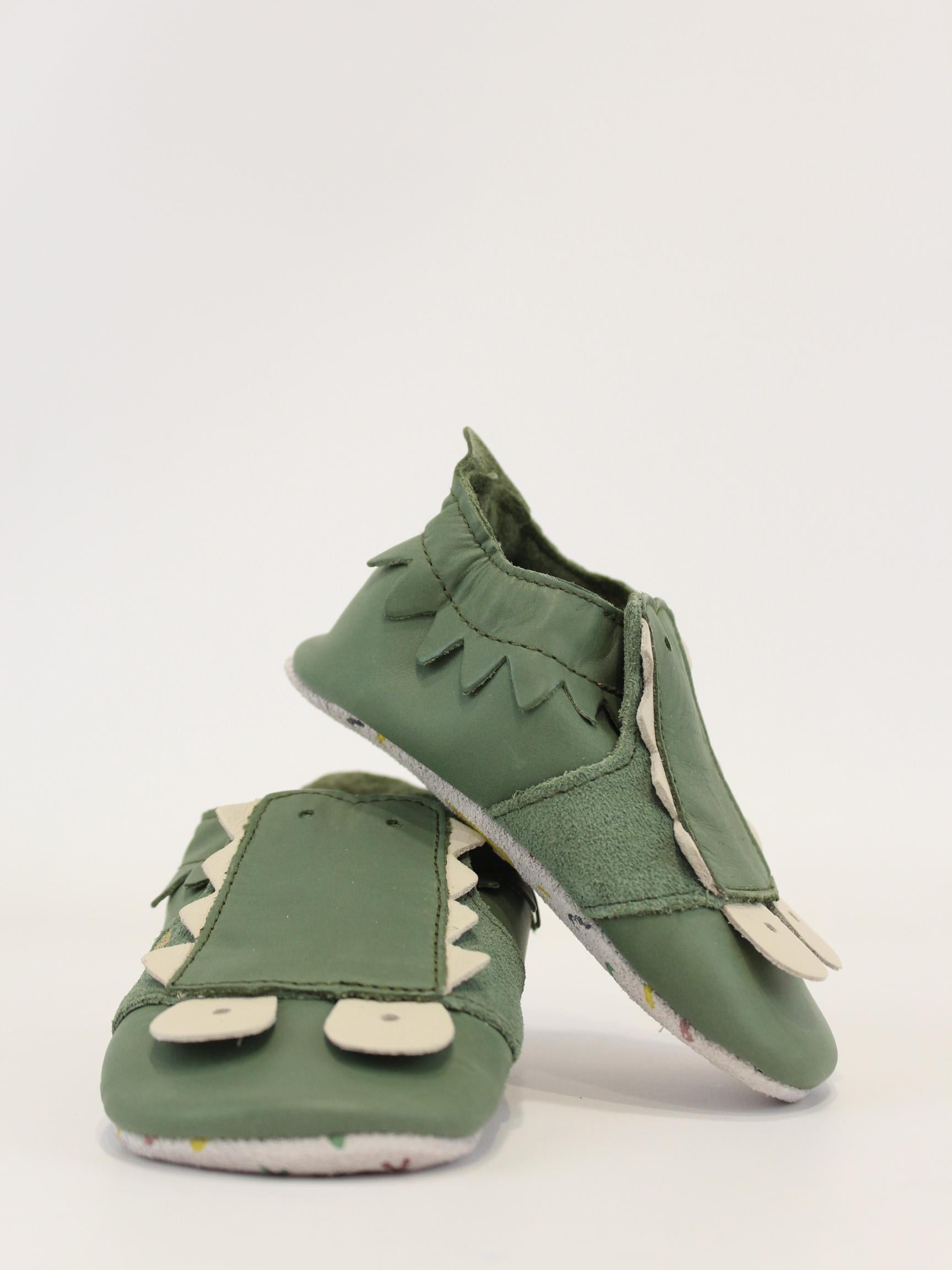 scarpa coccodrillo 1029-154-18 OLIVE BOBUX 