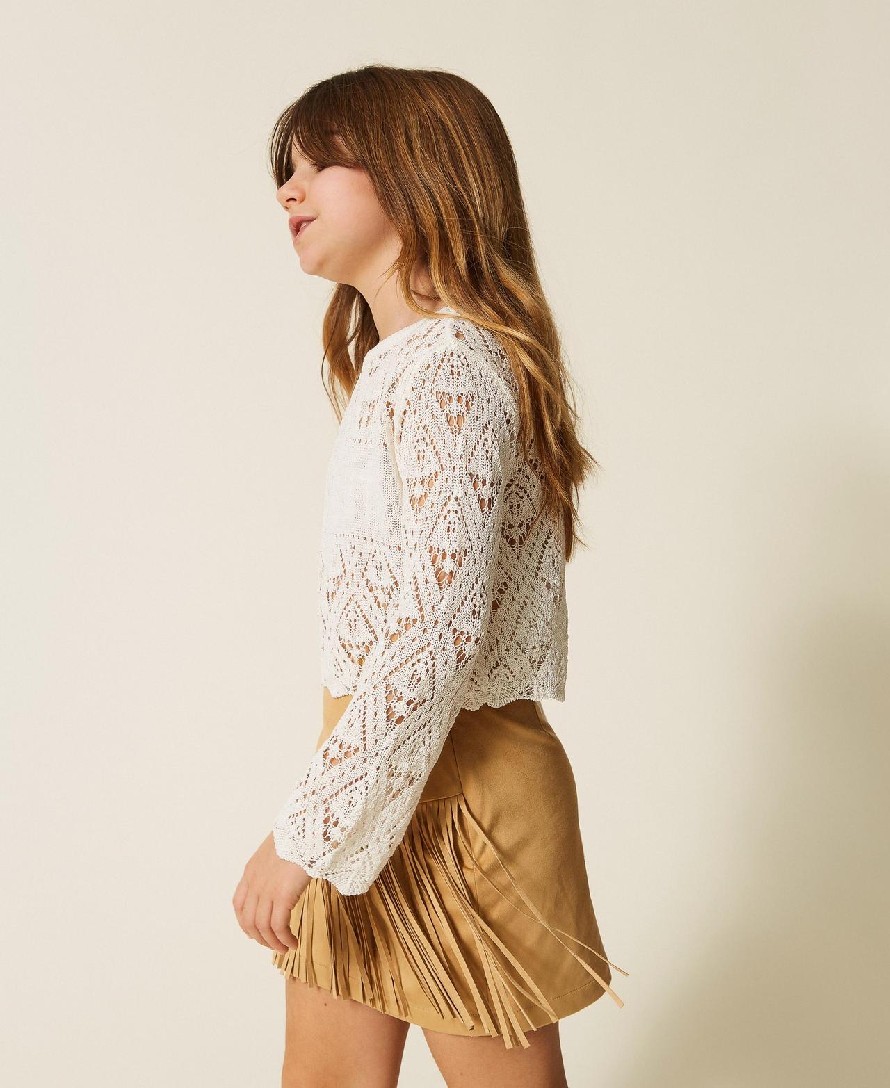 maglia a rombi 261GJ3030 12577 TWINSET GIRL 