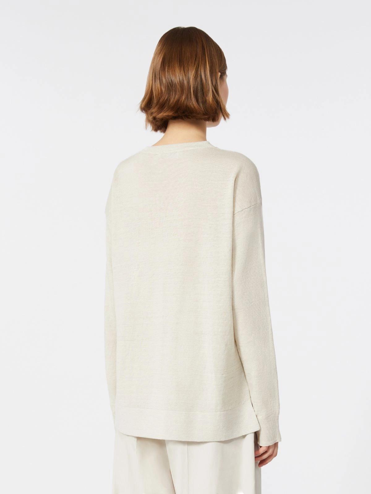 maglia in filato di lino SMMFIORIRE 002 S MAXMARA 