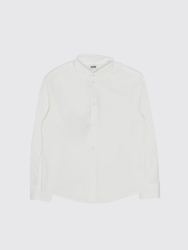 camicia classica in cotone C1BJQH518T330 100A GCDS 