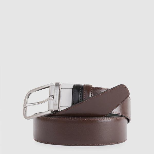 cintura in pelle bicolor CU3049C11 NM PIQUADRO 