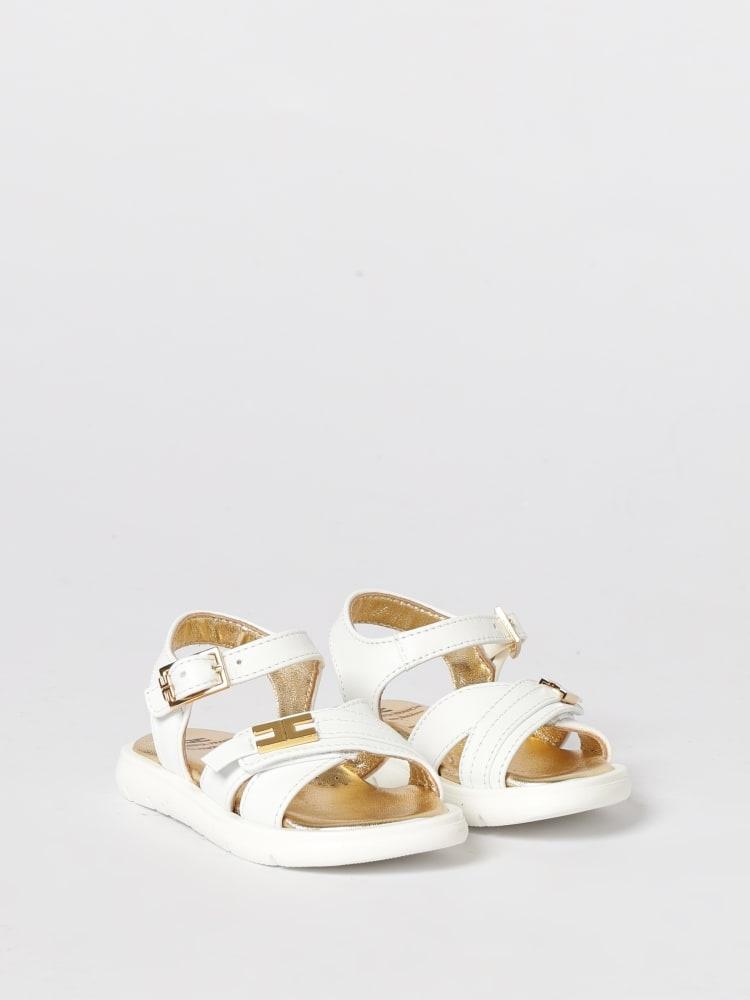 sandalo logo oro F1A2E0552 BIA/AVO ELISABETTA FRANCHI 