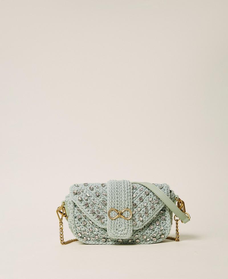 borsa in crochet con strass 261TB7490 13162 TWINSET 