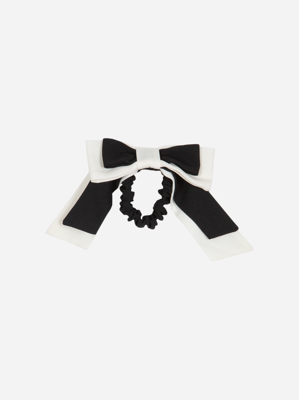 elastico chiffon con fiocco ELC4133531 BLACK PATACHOU 