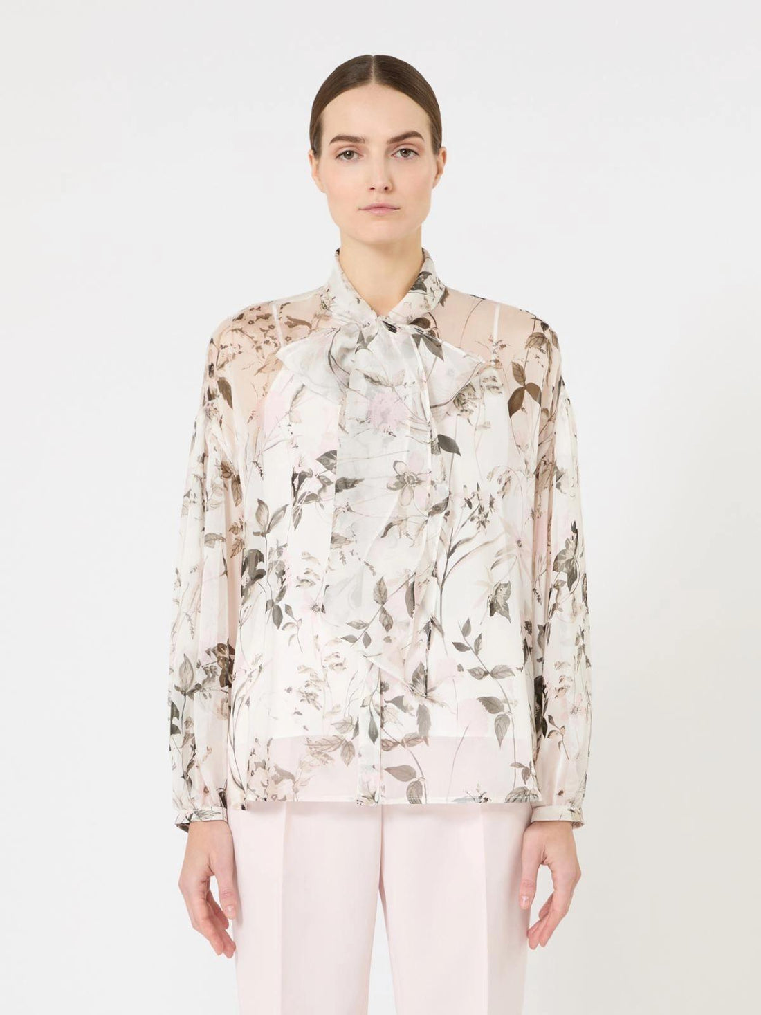 camicia in chiffon stampato MSTETERE 003 MAXMARA STUDIO 