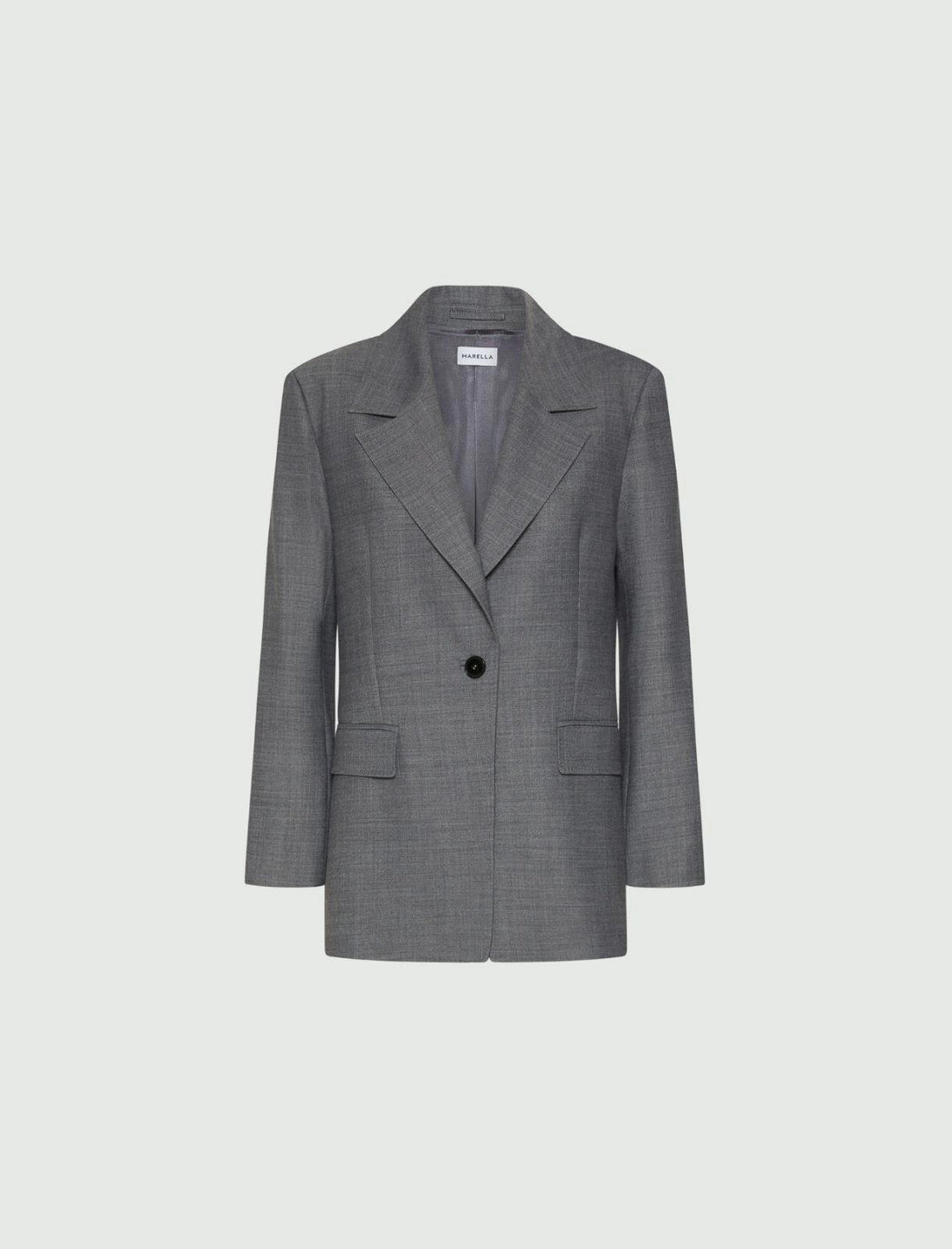 Giacca in twill di misto lana stretch SIAMESE 001 MARella 