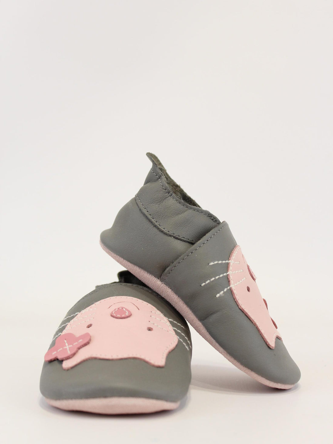 scarpa con patch animale 1000-018-10 GREY BOBUX 