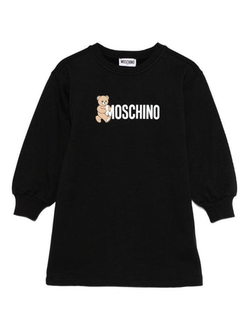 abito felpa teddy HDV0GYLCA83 60100 MOSCHINO KIDS 