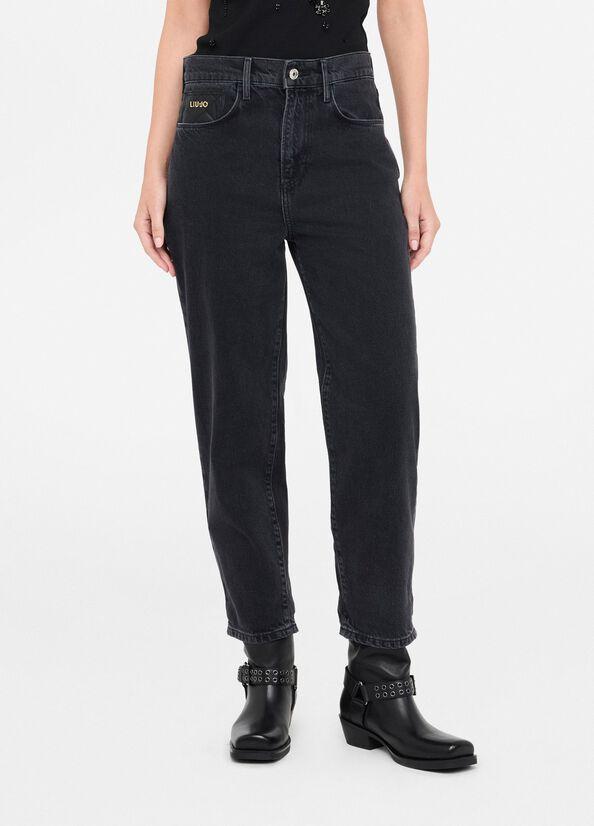 jeans con tasca matelassè UF5125D4927 87456 LIU JO DENIM 