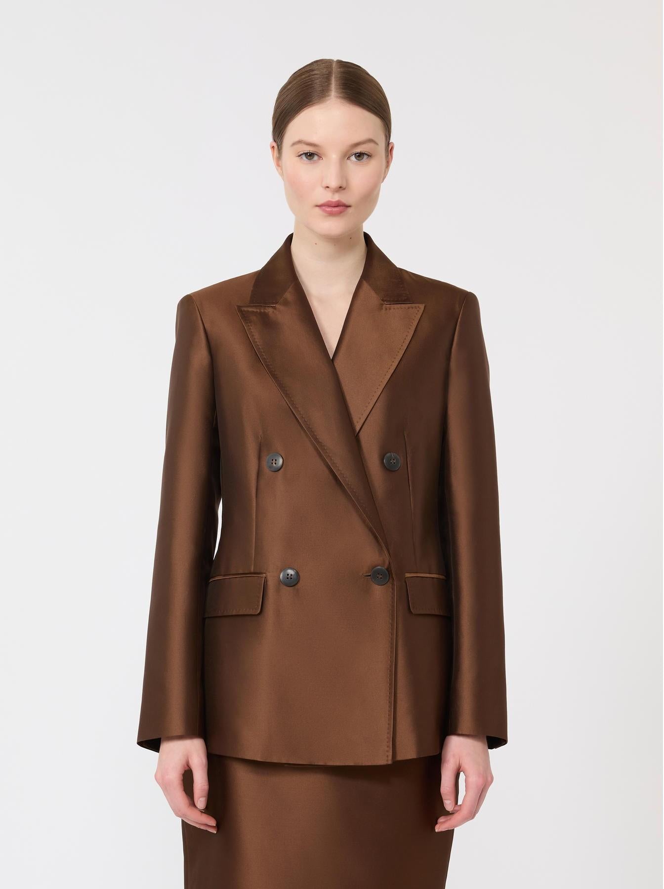 giacca in shantung di seta MSTPECCATI 002 MAXMARA STUDIO 