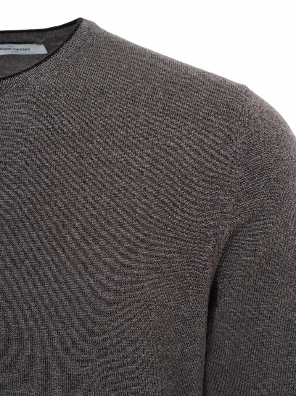 maglia con toppe alcantara 55183 14264 046 GRAN SASSO 
