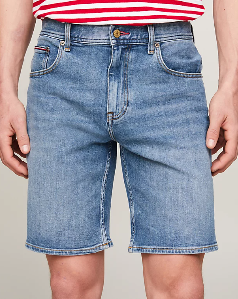 shorts in denim sbiadito MW0MW35172 1BC TOMMY HILFIGER 