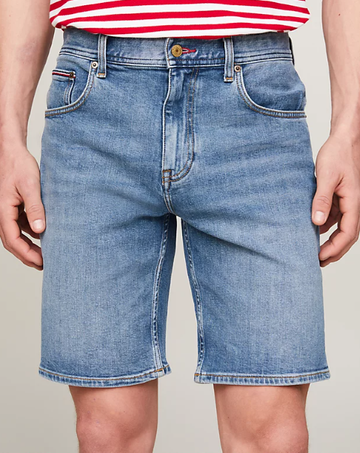 shorts in denim sbiadito MW0MW35172 1BC TOMMY HILFIGER 