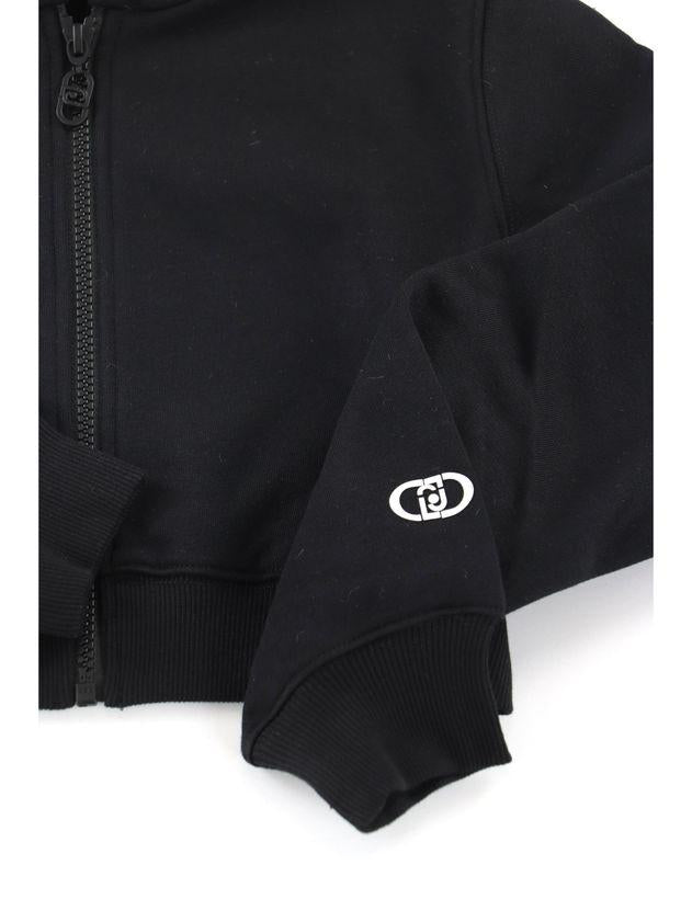 felpa full zip con cappuccio GF5148F0326 22222 LIU JO JUNIOR 