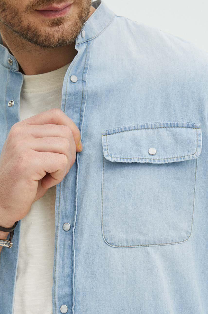 camicia coreana in denim M124P201FORTKOREALT BLUE liU JO 