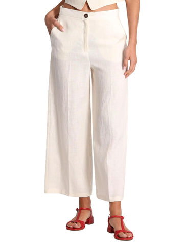 pantalone ampio in lino SILVANA 003 EMME MARELLA 