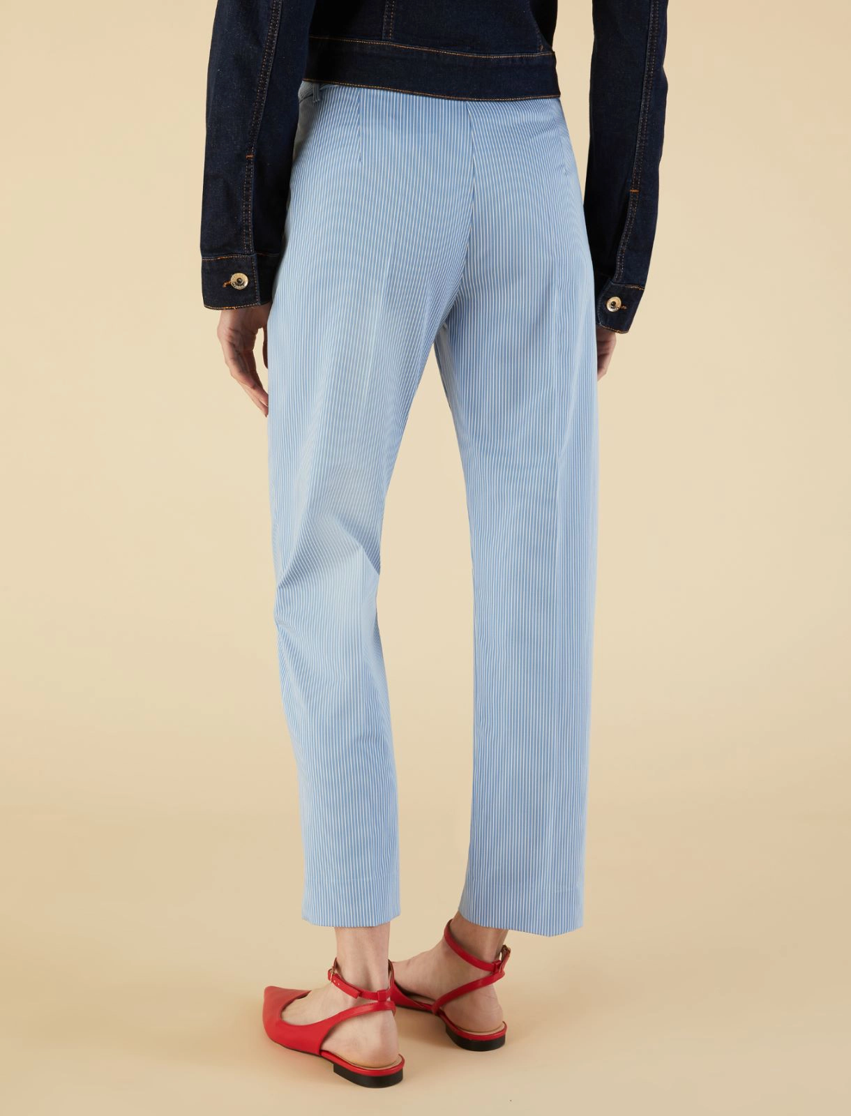 Pantalone in raso bicolor POMO 002 EMME MARELLA 