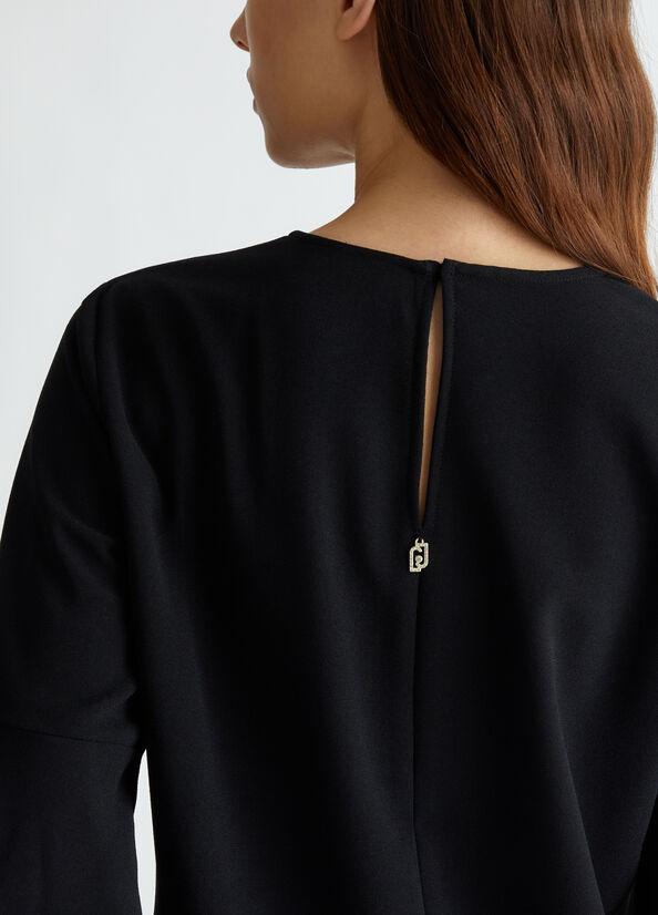 blusa in crepe WF4481T0347 22222 liU JO 