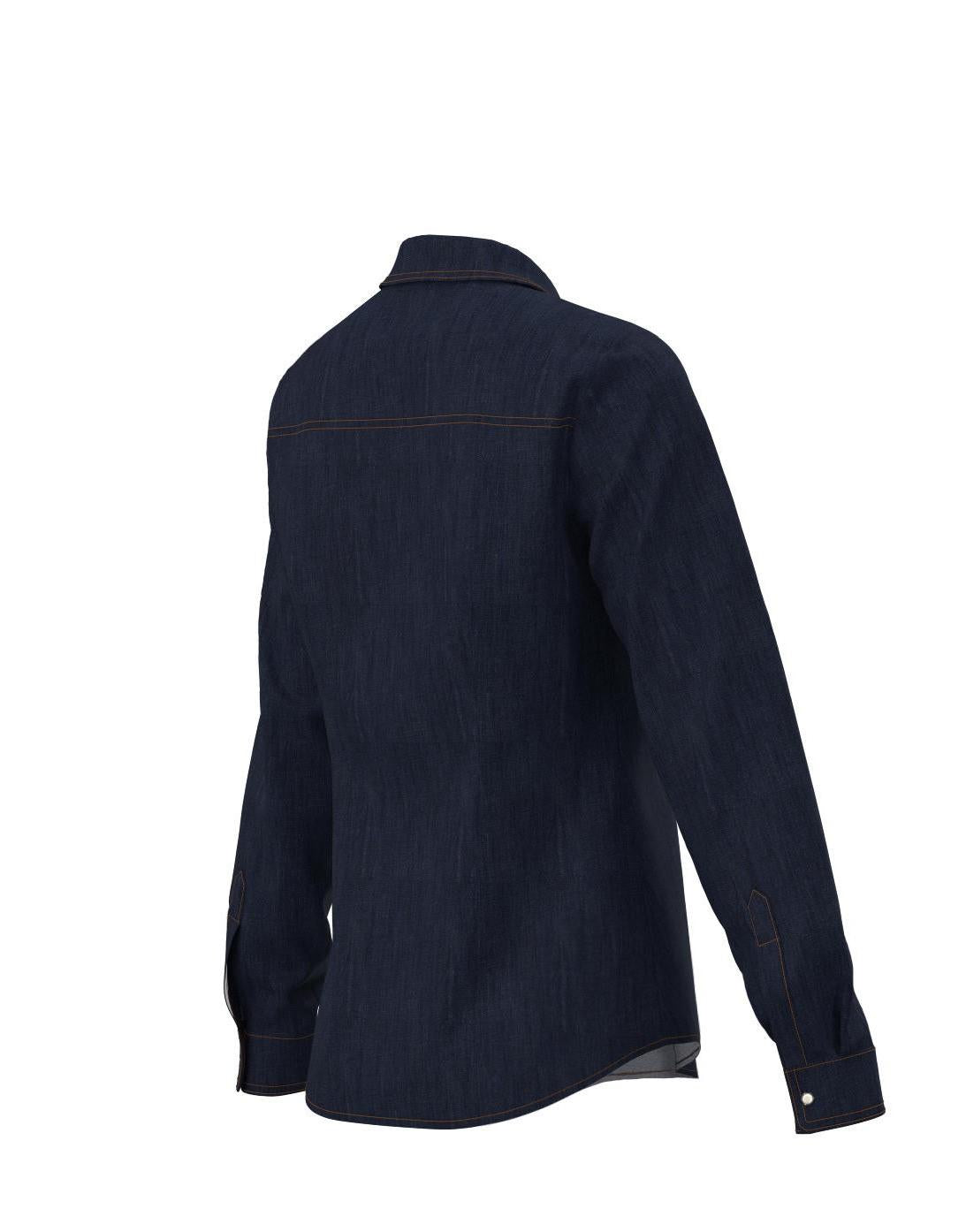 camicia in denim stretch SEM1 001 EMME MARELLA 