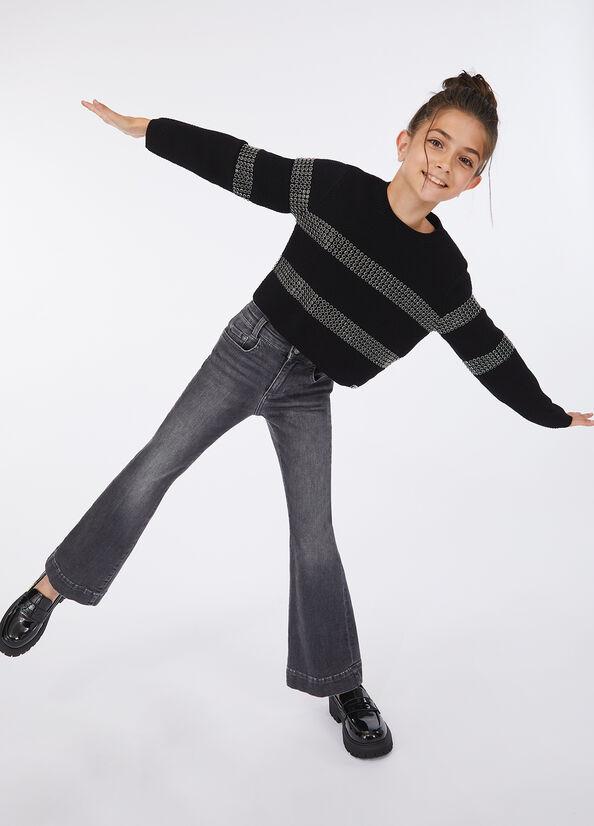 jeans ampio in denim GF5120DS615 87000 LIU JO JUNIOR 