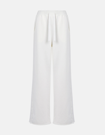 pantalone wide leg in cotone garzato DP860KF0254DMI9 000 DONDUP 