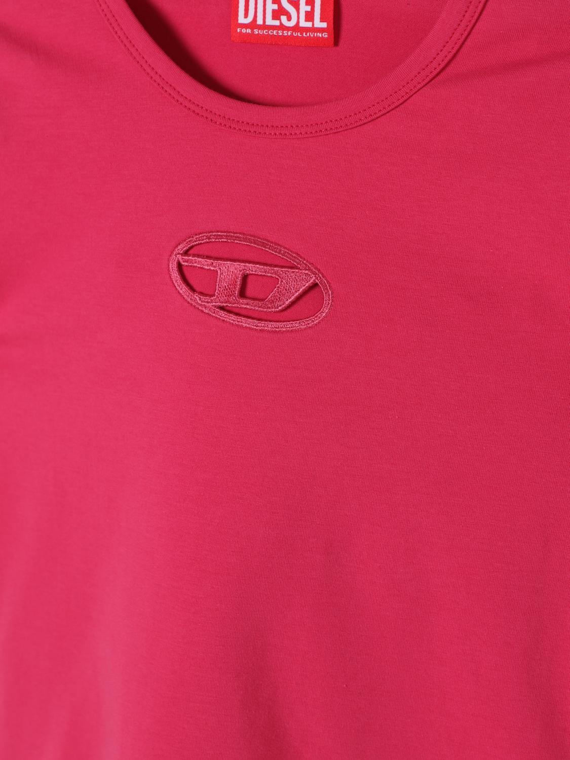 T-shirt con logo Oval d J01830 0AFAA K362 DIESEL 