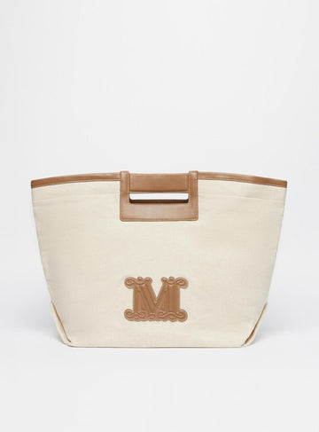 borsa in canvas BCHECRU 001 MAXMARABEACHWEAR 