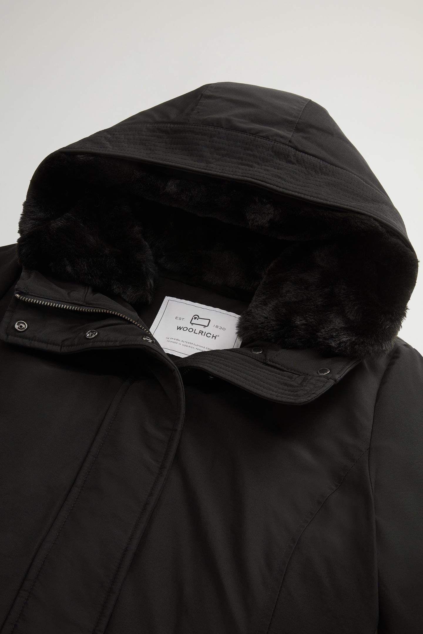 parka boudler in ramar cloth CFWWOU0724FRUT0001 BLK WOOLRICH 