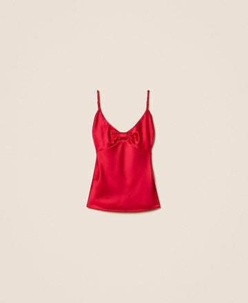 top in raso 261AP2253 13160 TWINSET ACTITUDE 