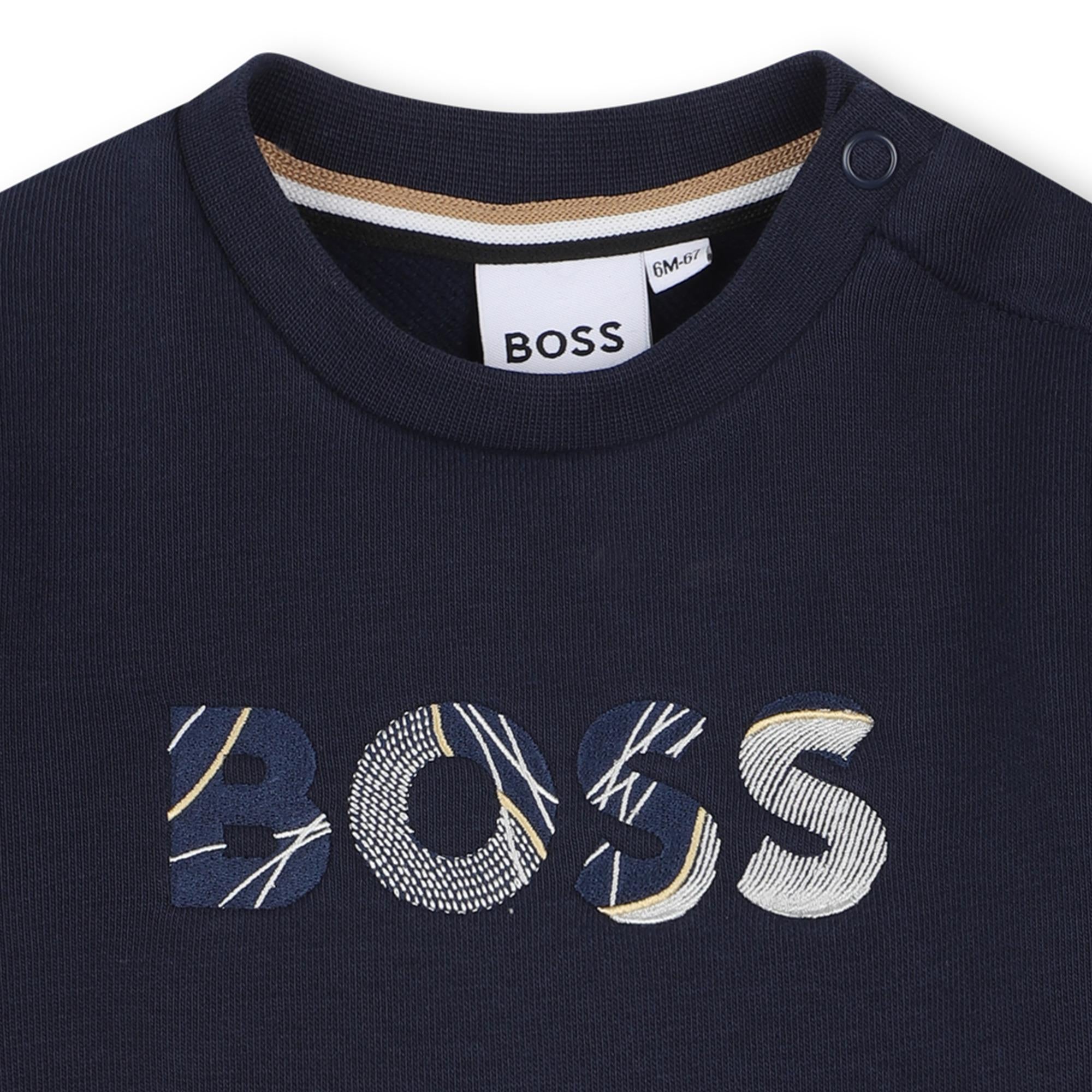 felpa con logo J52457 849 BOSS 