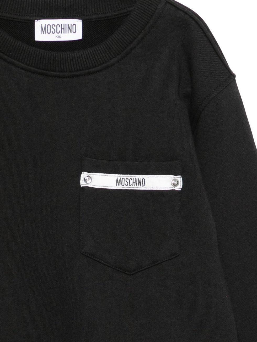 felpa con logo HUF09P LCA86 60100 MOSCHINO KIDS 