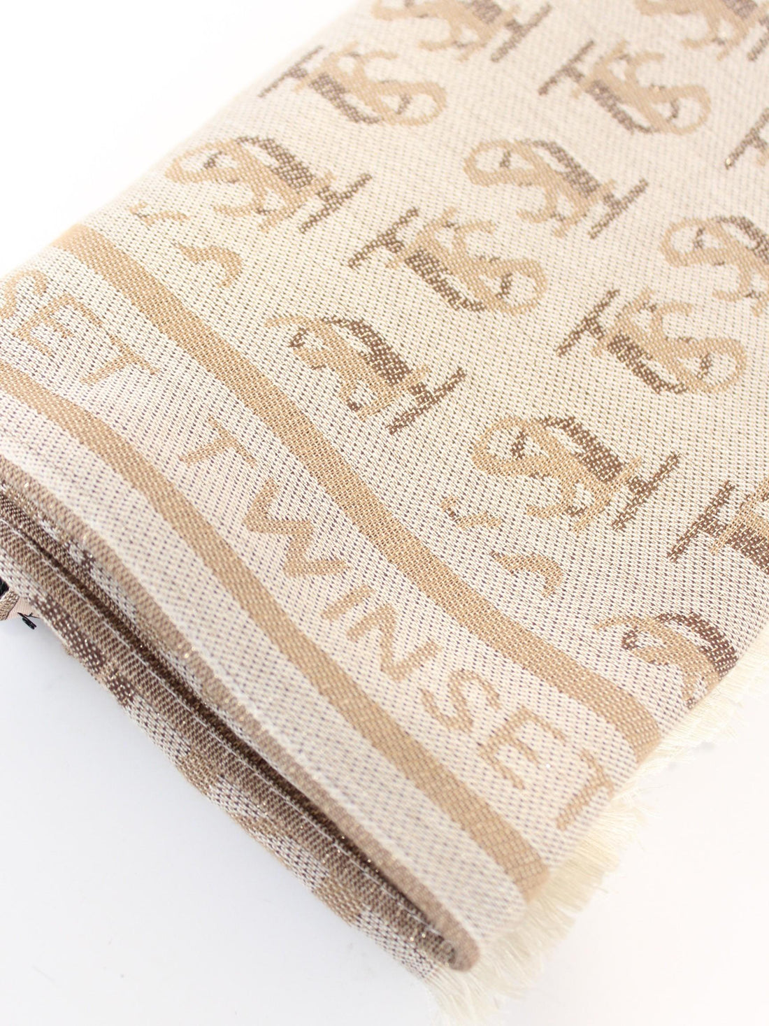 sciarpa con frange e inserti lurex 261TA4253 13270 TWINSET 