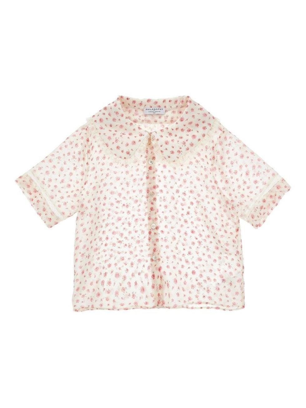 camicia con stampa fiori I1G312 7602 0294 PHILOSOPHY 