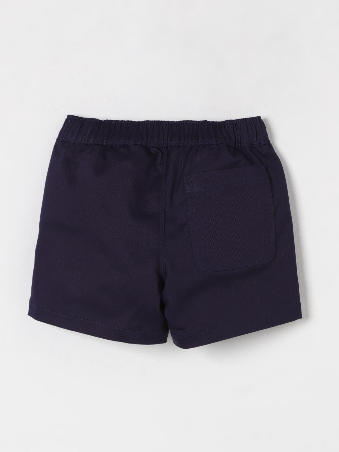shorts con ricamo orsetto MUQ018LPA01 40016 MOSCHINO KIDS 