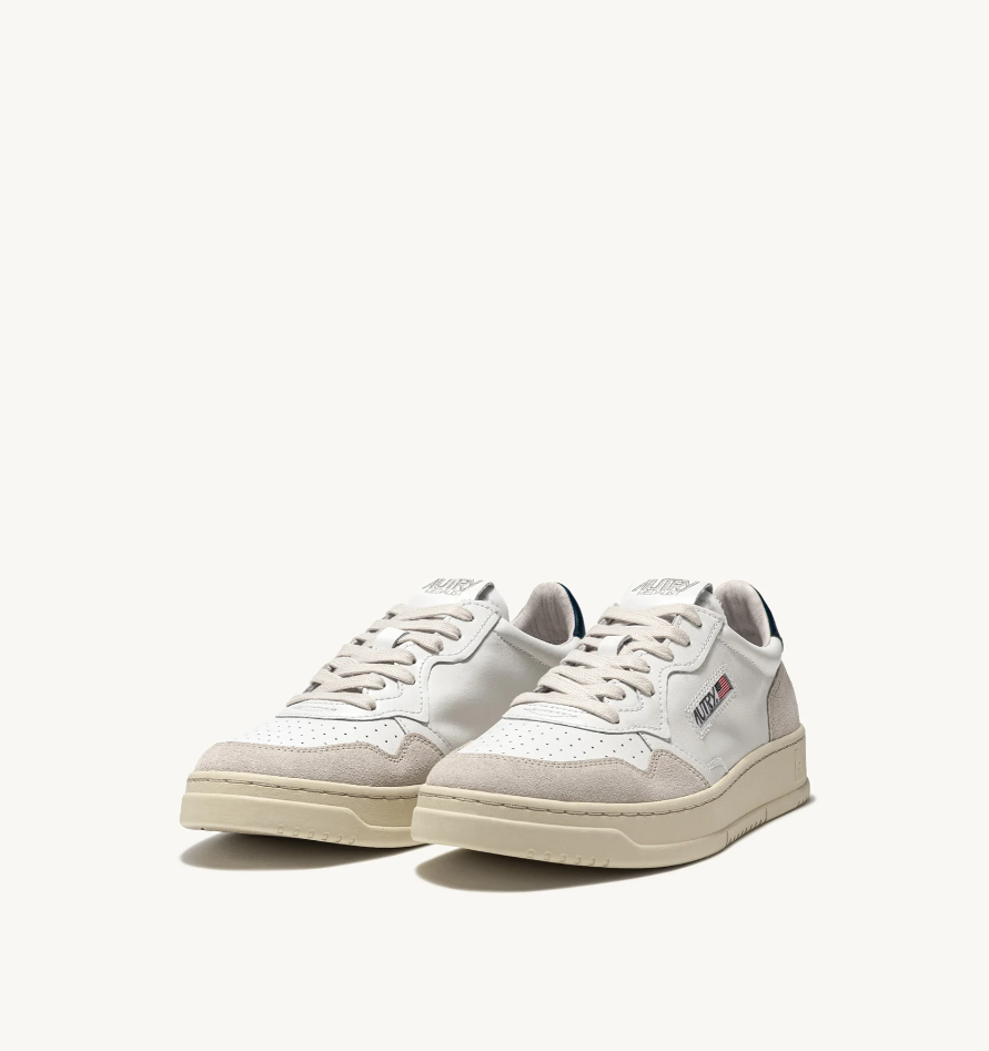 sneakers medalist low in pelle AULMLS28 WHITE/BLUE AUTRY 
