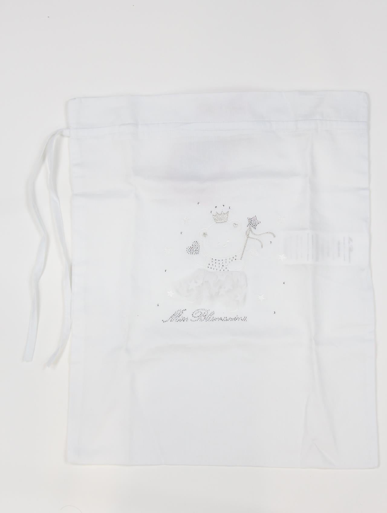SACCO NASCITA CON ORSETTO MBL3290-BIS BIANC MISS BLUMARINE 
