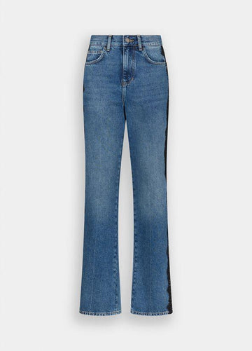 jeans con inserti in pizzo UF5216D0290 78940 LIU JO DENIM 