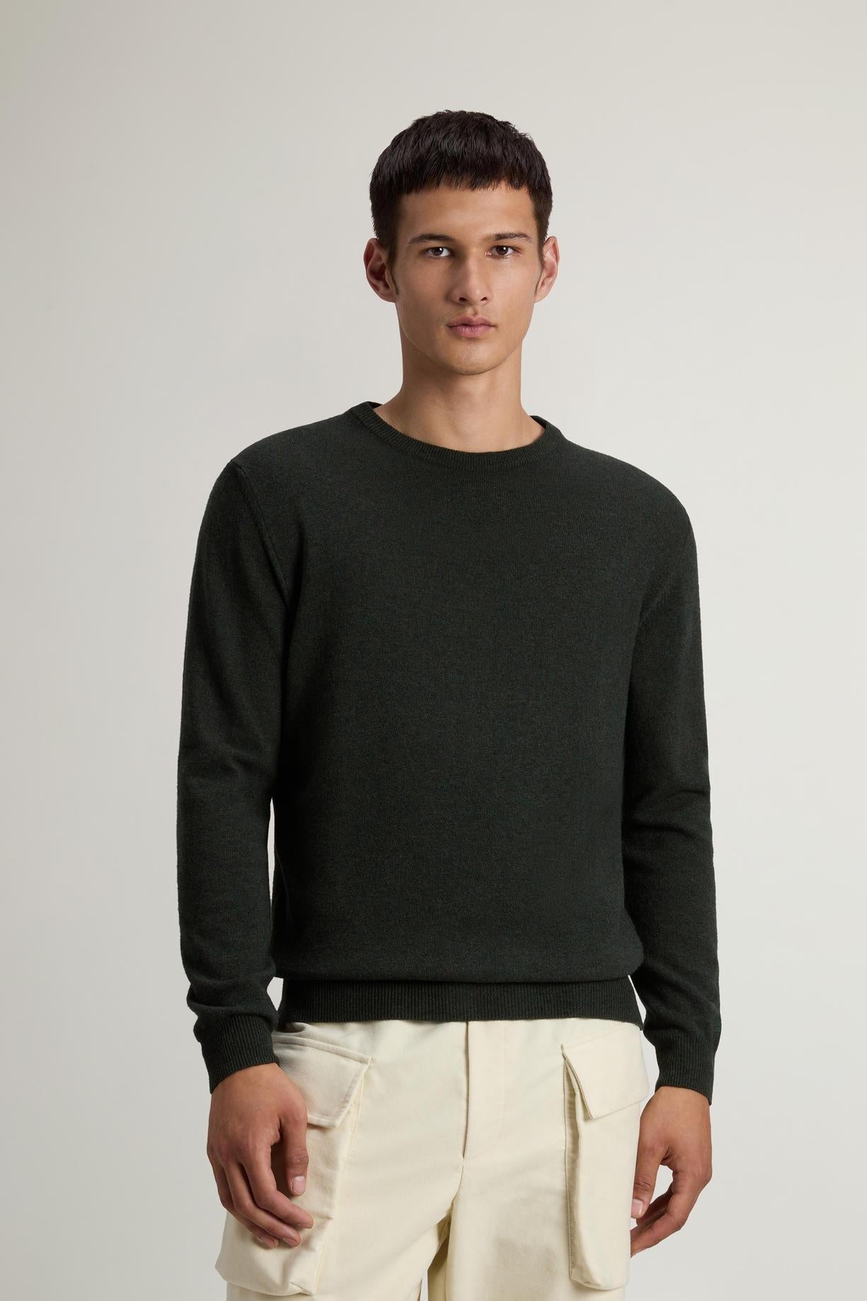 maglione girocollo in pura lana CFWOKN0278MRUF0469 6006 WOOLRICH 