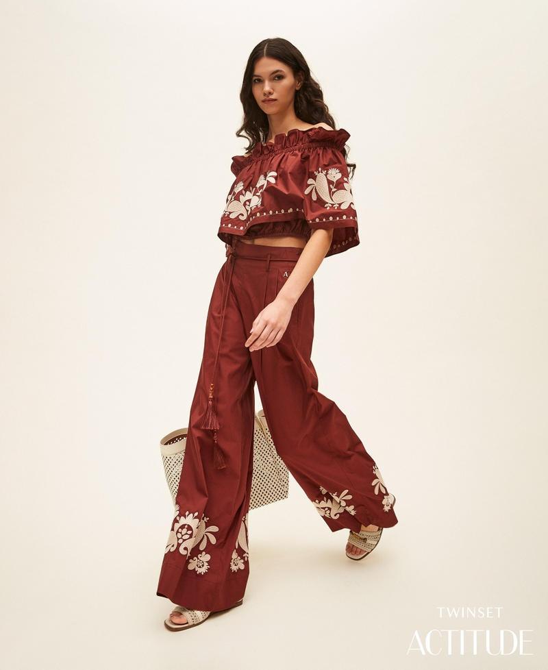 pantalone a palazzo 261AT2043 00260 TWINSET ACTITUDE 