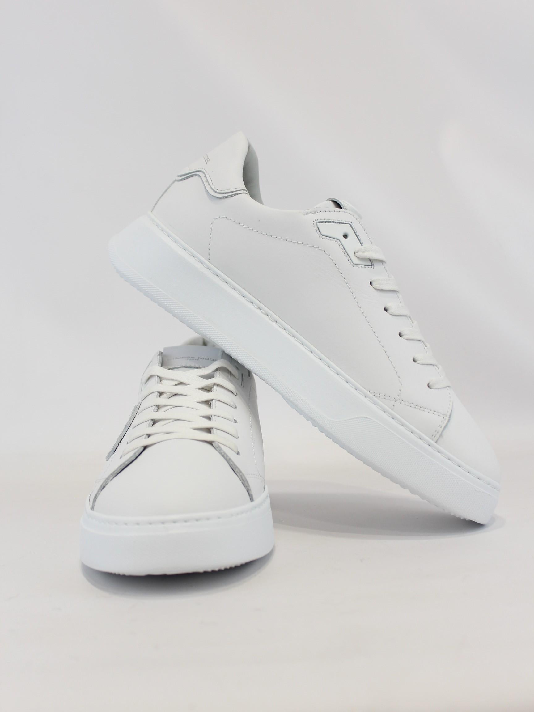 sneakers con logo in pelle BTLU V001 PHILIPPE MODEL 