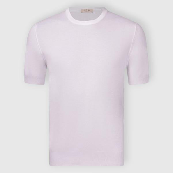 t-shirt in maglia di cotone 57136 21810 001 GRAN SASSO 
