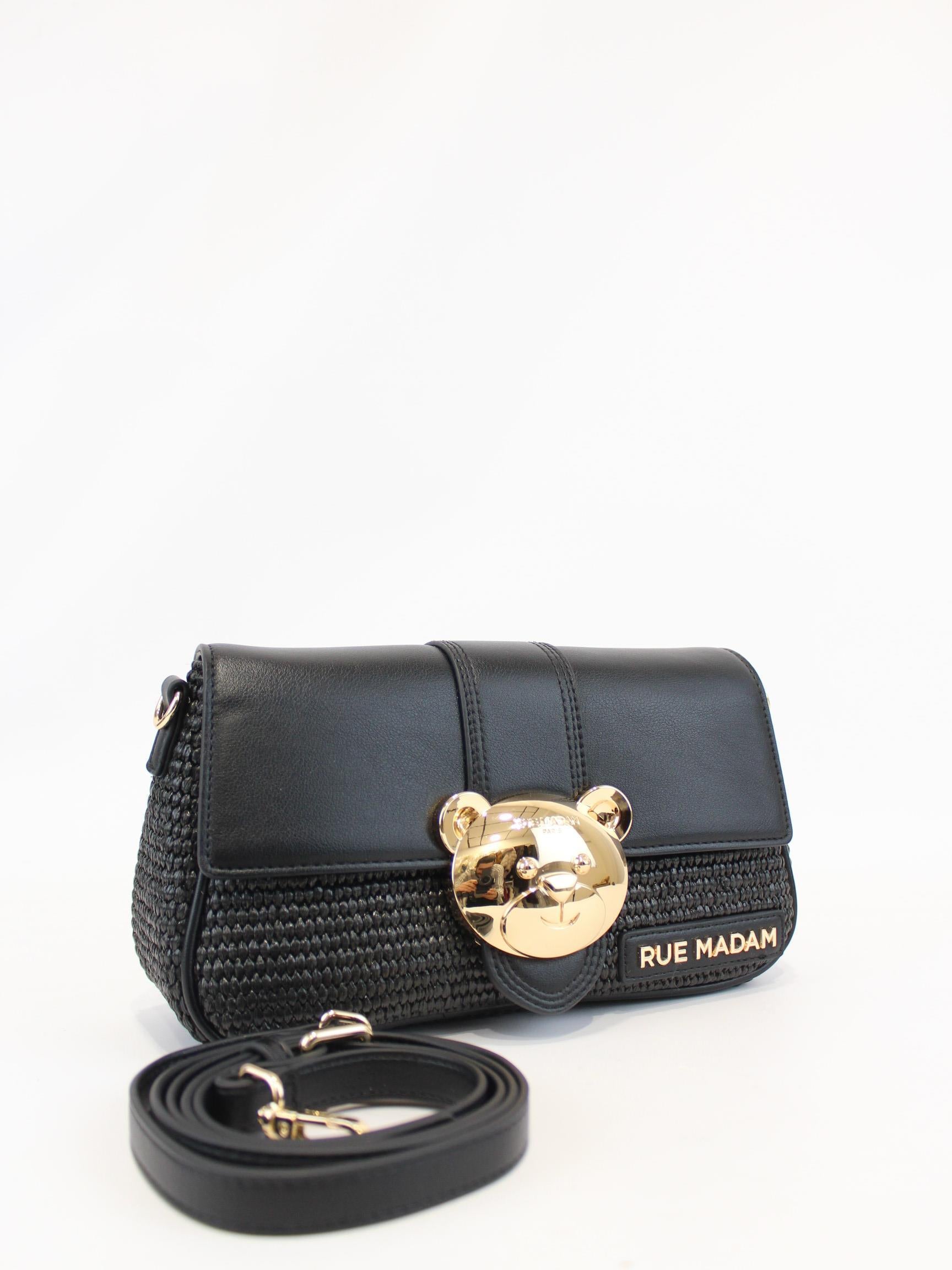 teddy it bag 1384 BLACK RUE MADAM PARIS 