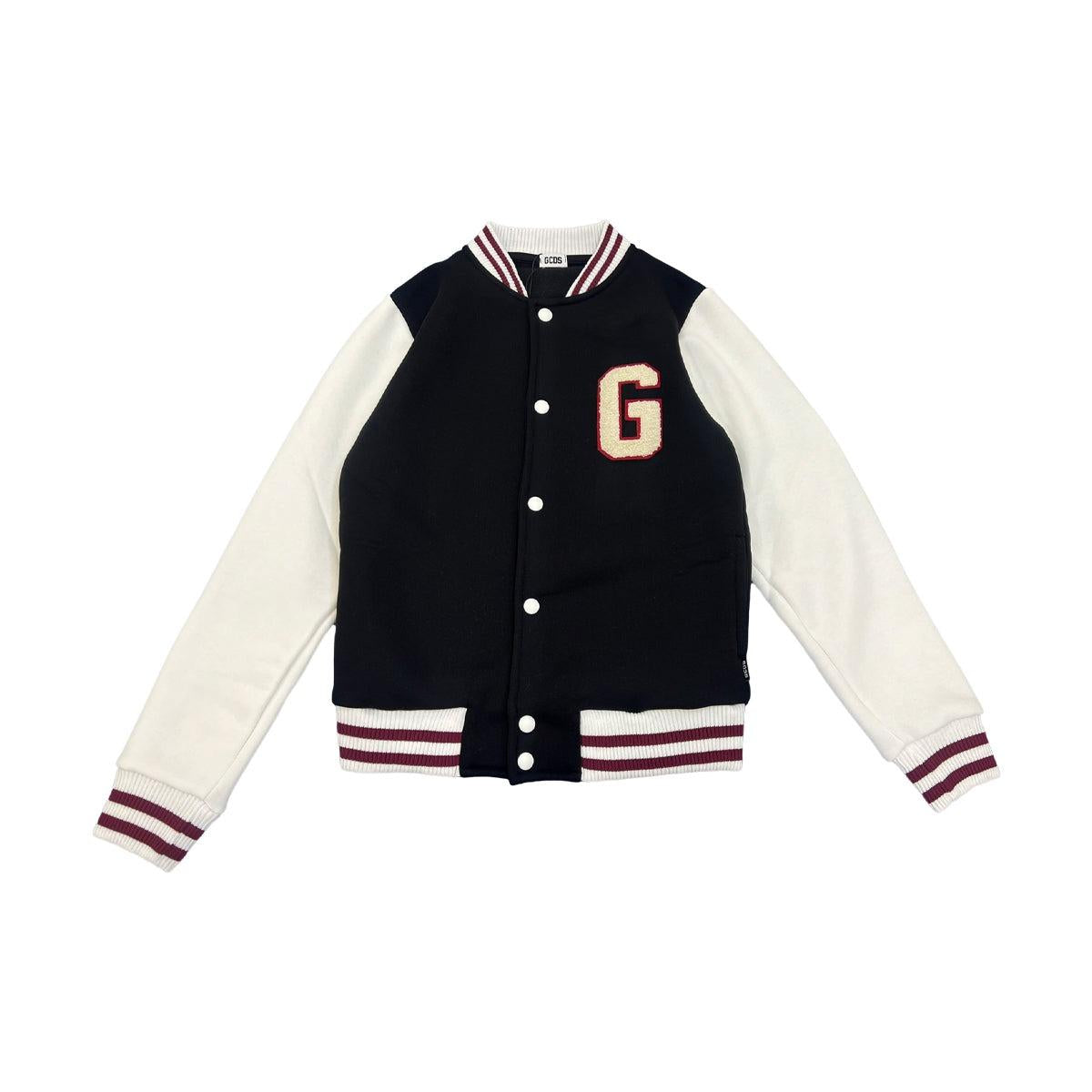giubbino bomber con logo B2JM0911BA4 99 BLACK GCDS 