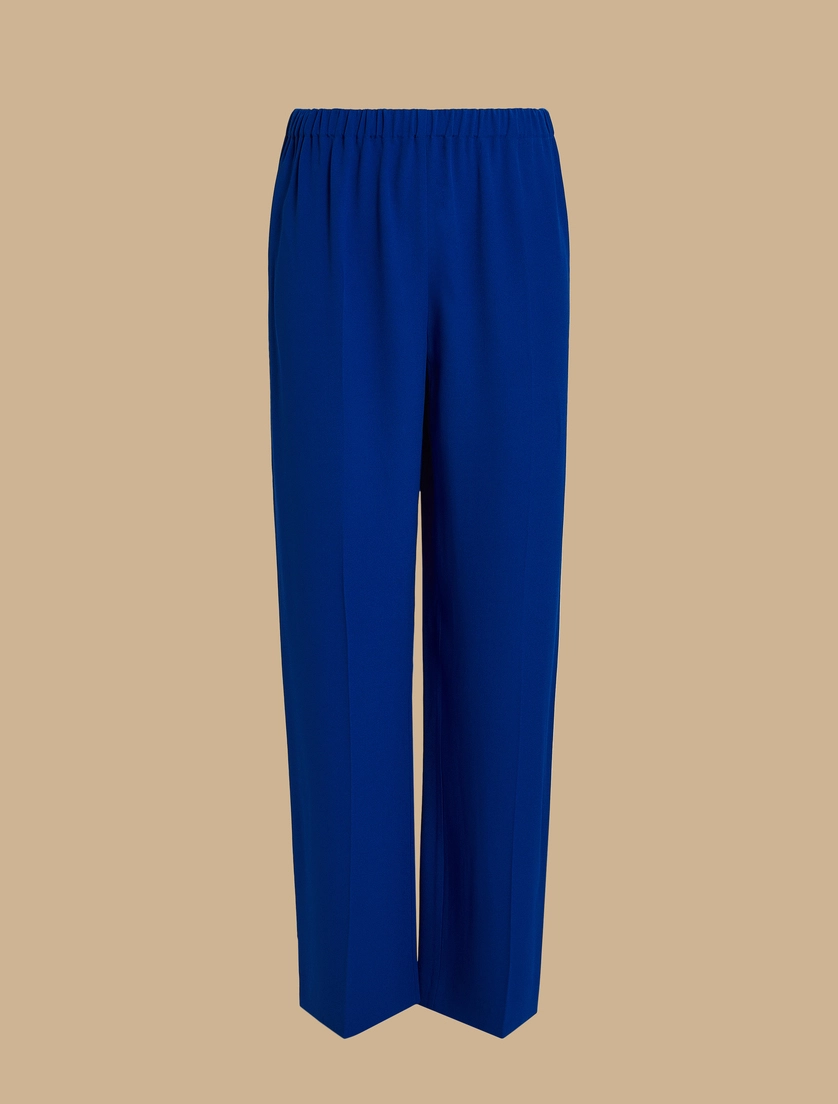pantalone in crepe envers satin AGILE 001 MARINA RINALDI 
