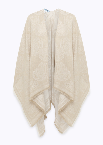 poncho jacquard a rose NA6001T488A 10110 Blugirl 