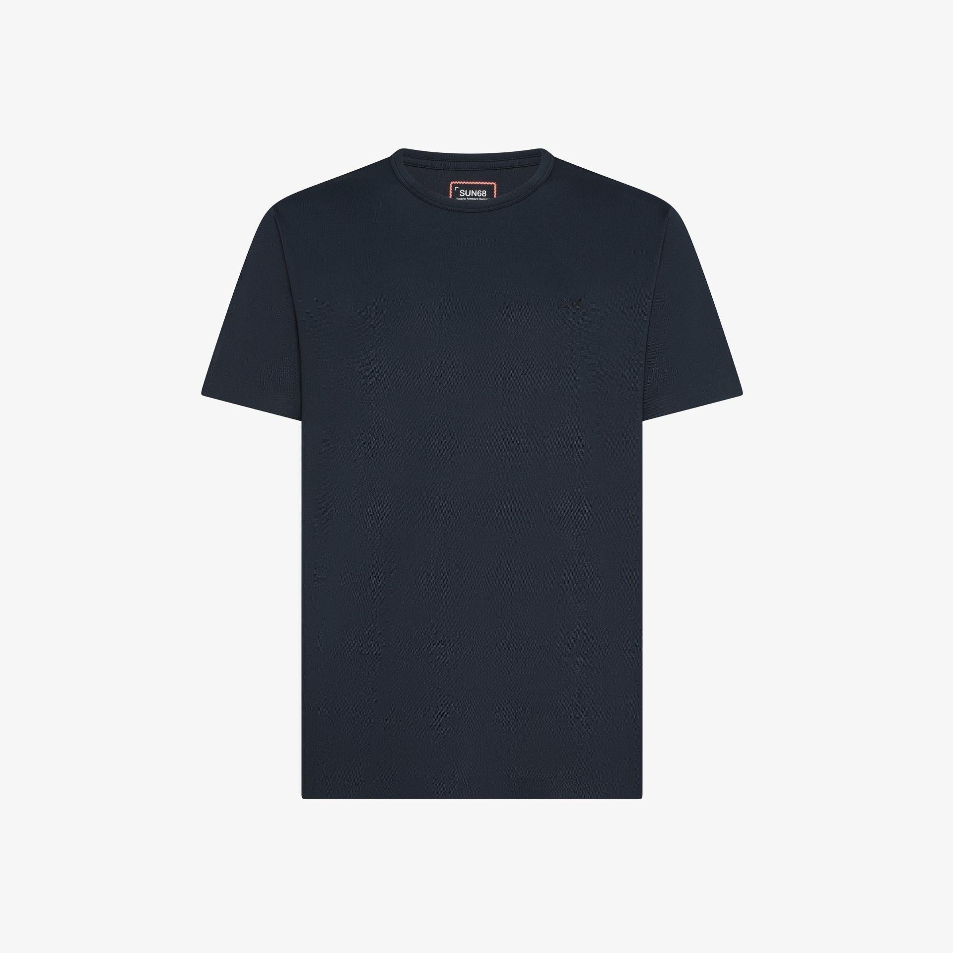 t-shirt in piquet tech T36135 NAVY BLUE SUN68 