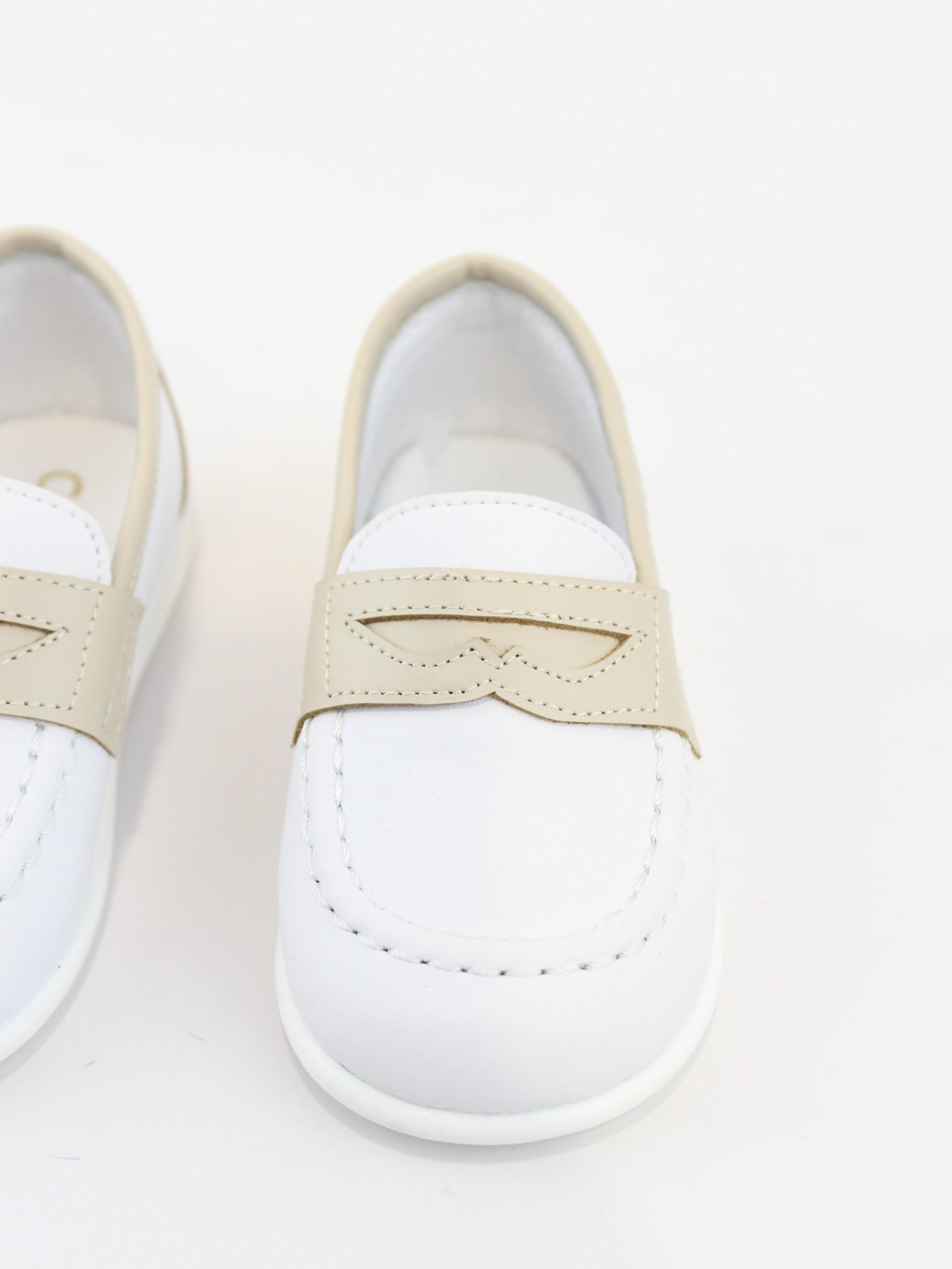 mocassino elegante IT3034 PIEL NAPA MARFIL CAMINITO 